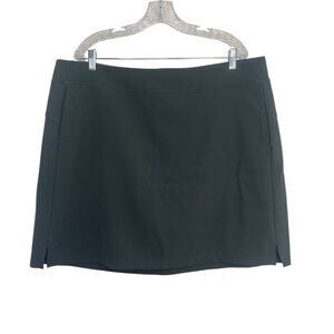 32 Degrees Cool Skort Womens XXL Black  Inner Shorts Activewear Casual Golf
